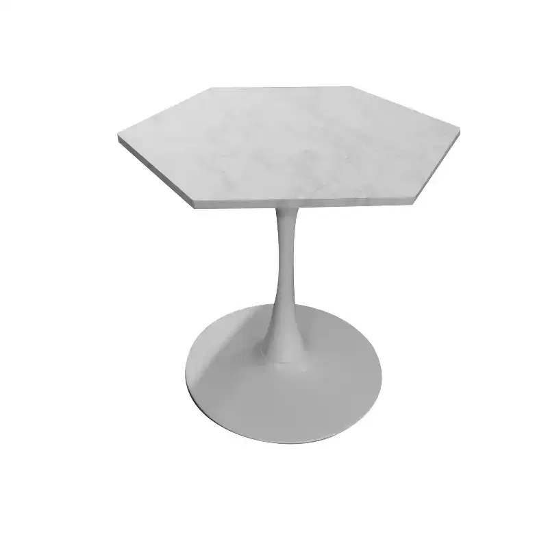 Table basse octogonale peu encombrante moderne pour petits salons, table d'appoint de coin