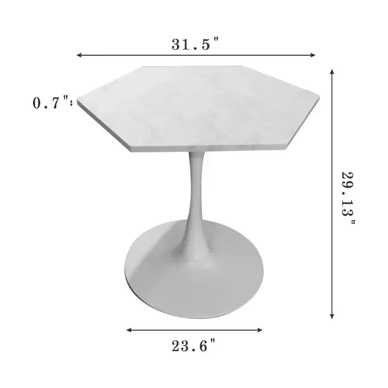 Table basse octogonale peu encombrante moderne pour petits salons, table d'appoint de coin