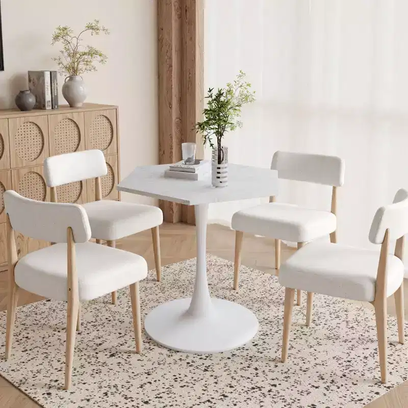 Table basse octogonale peu encombrante moderne pour petits salons, table d'appoint de coin