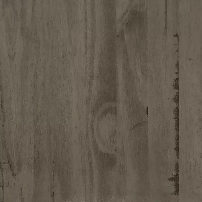 Table de salle à manger moderne en bois massif vieilli et métal, style industriel-fermier