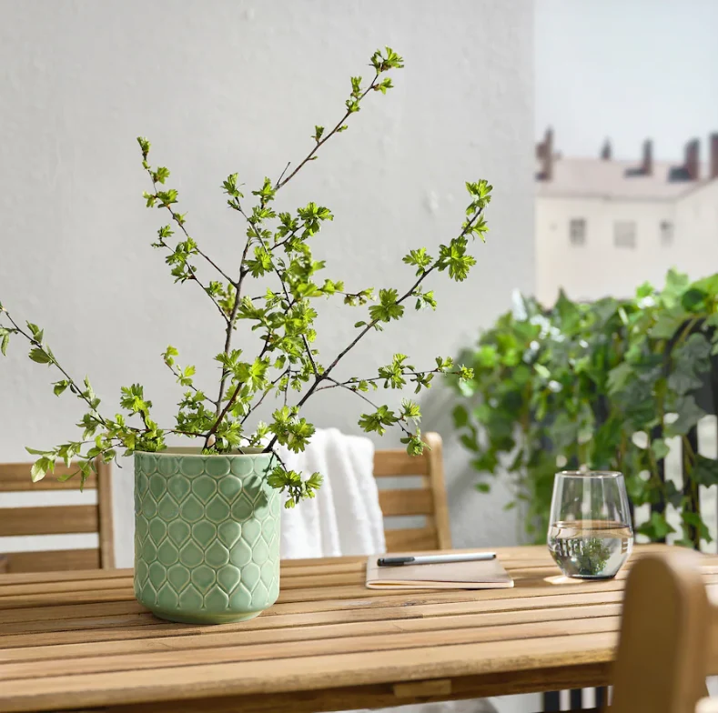KRYPIDEGRAN Vase, green, 15 cm (6 ")