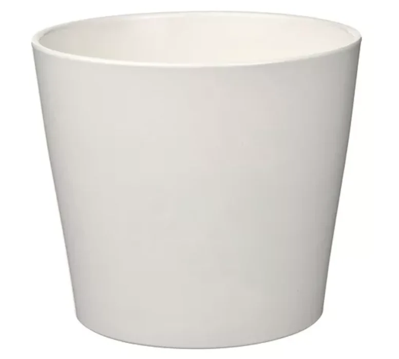 SOJABONA Flowerpot, white, 15 cm