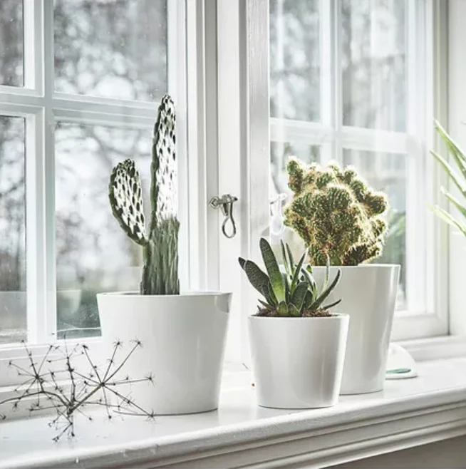 SOJABONA Flowerpot, white, 15 cm