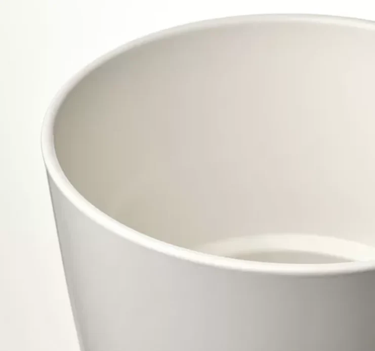 SOJABONA Flowerpot, white, 15 cm