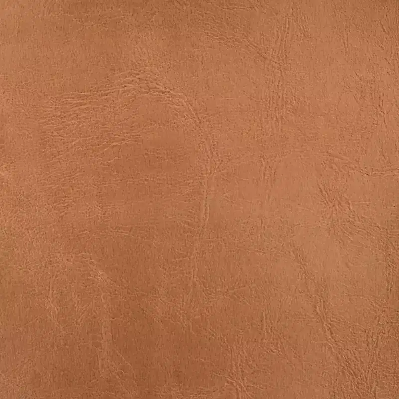 Fauteuil baignoire en similicuir marron avec pouf - Sièges modernes