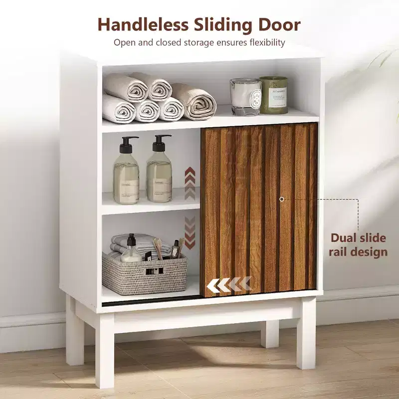 Meuble de rangement pour salle de bain au-dessus des toilettes – Étagère de rangement peu encombrante