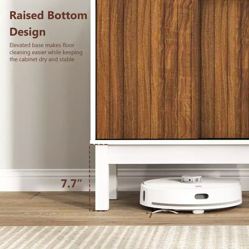 Meuble de rangement pour salle de bain au-dessus des toilettes – Étagère de rangement peu encombrante