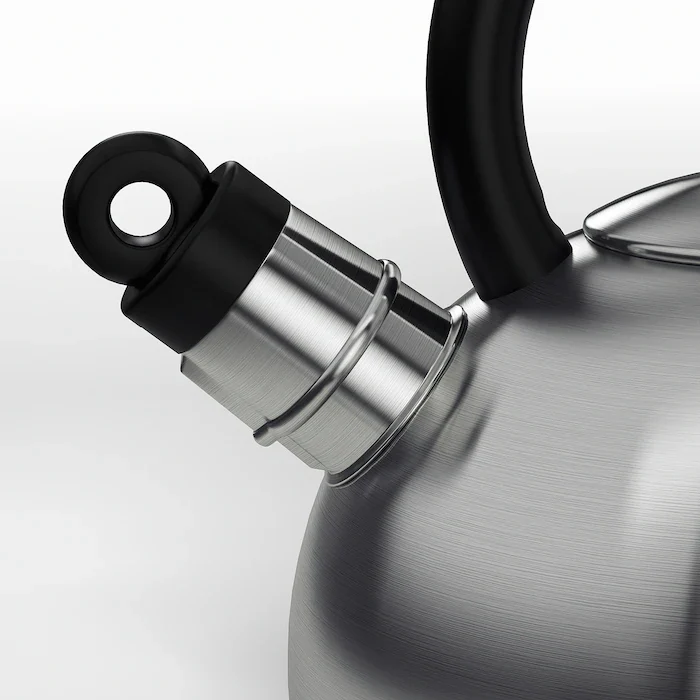 VATTENTAT Kettle, stainless steel/black, 2L