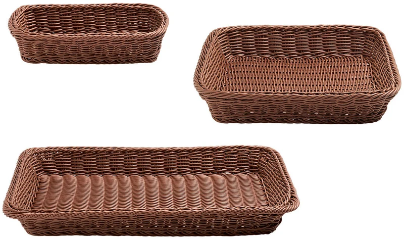 CORBEILLE RECTANGULAIRE POUR BUFFET EN POLYPROPYLÈNE GN 1/1
