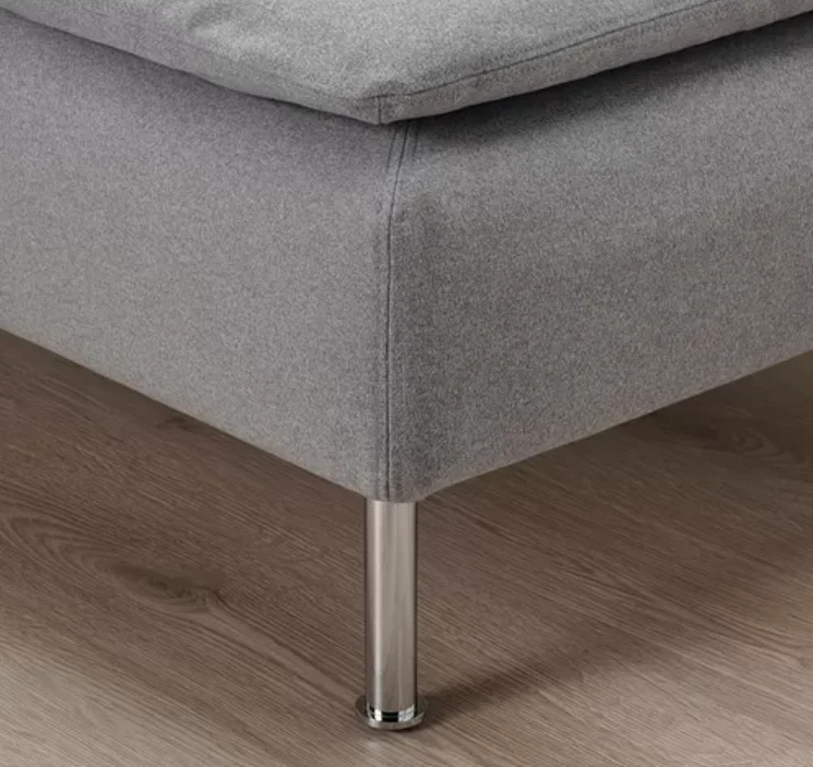 SODERHAMN Chaise longue, dark grey