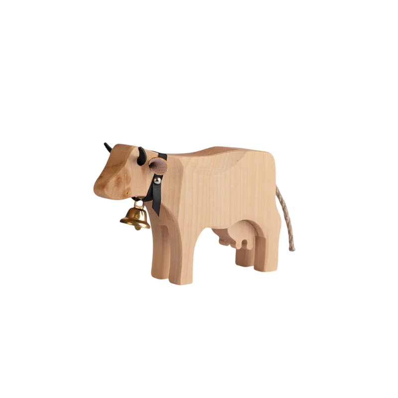 Trauffer Kuh 2 stehend geölt unique