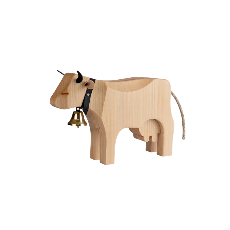 Trauffer Kuh 3 stehend geölt unique