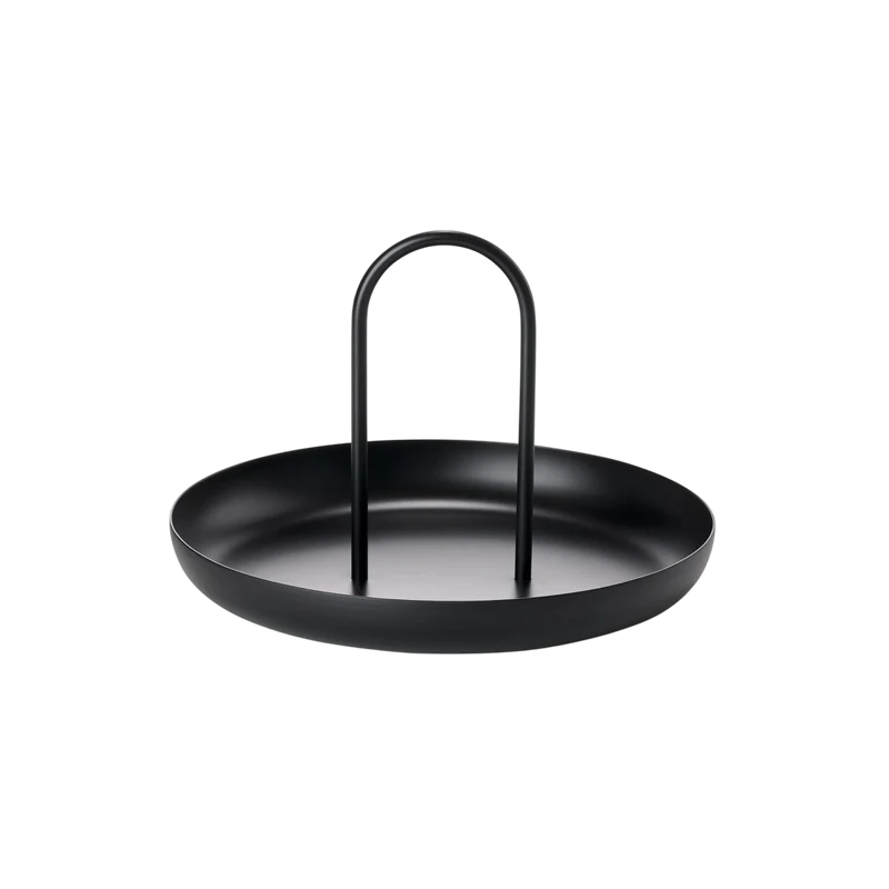 Serviertablett Single 20 cm, Schwarz