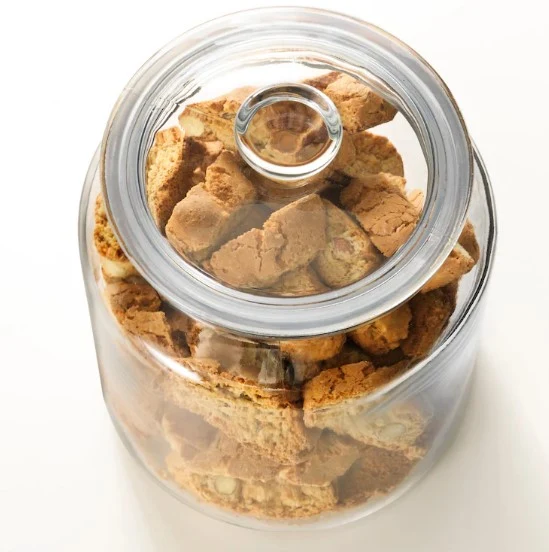 VARDAGEN Jar with lid, clear glass, 1.9 l