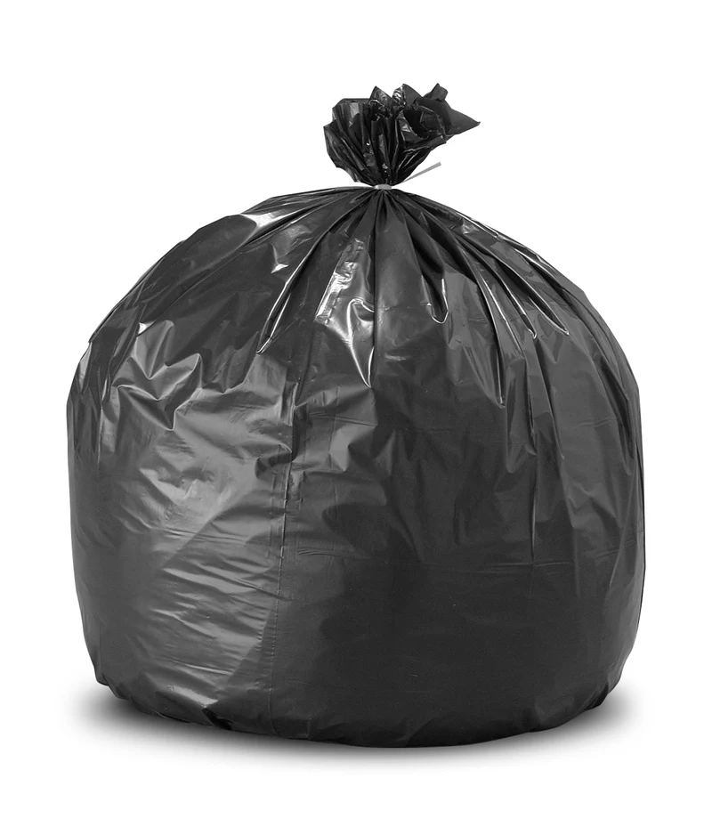 SAC POUBELLE 130L SUPERTENE VEGETAL DECHETS MOYENS NOIR X200