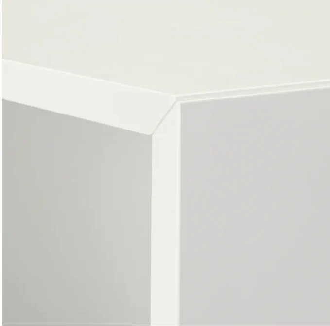 EKET Cabinet with 4 compartments, white, 70x35x70 cm