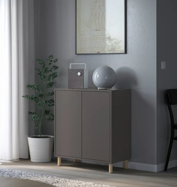 EKET cabinet with 2 doors and 2 shelfs 70x25x70 cm