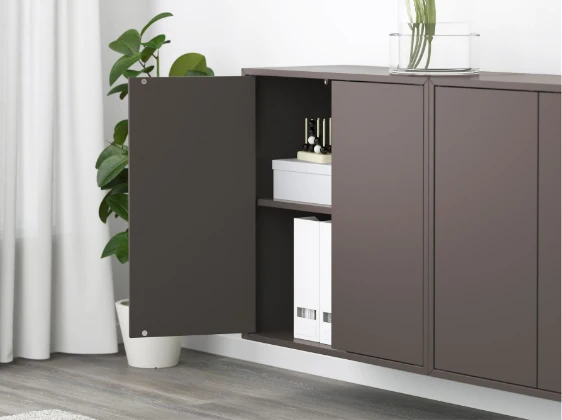 EKET cabinet with 2 doors and 2 shelfs 70x25x70 cm