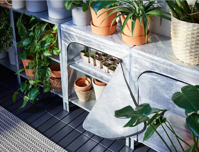 HYLLIS Shelving unit, in/outdoor, 60x27x74 cm