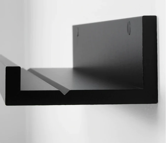 MOSSLANDA Picture ledge, black, 55 cm