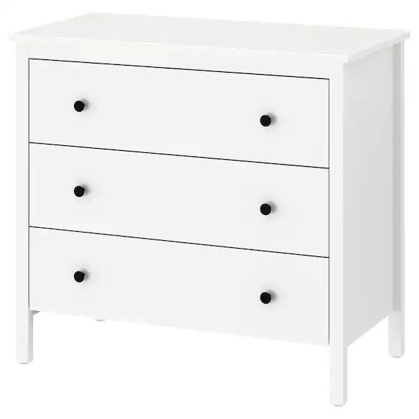 KOPPANG Chest of 3 drawers, white