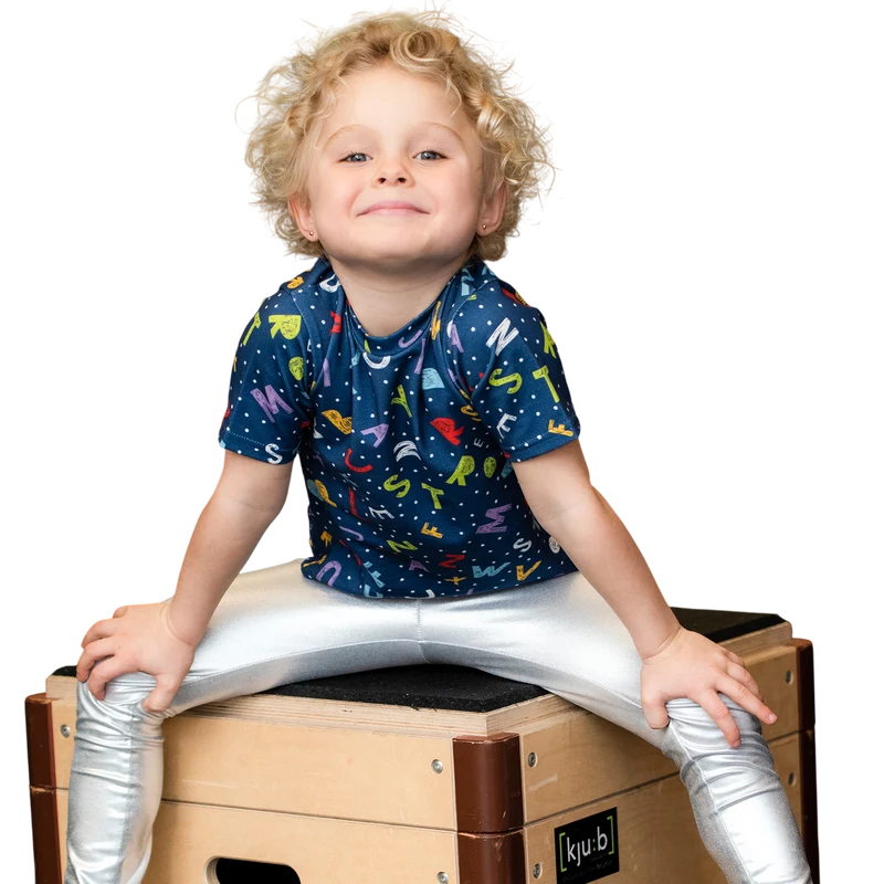 T-shirt Smart, strong, fun blau