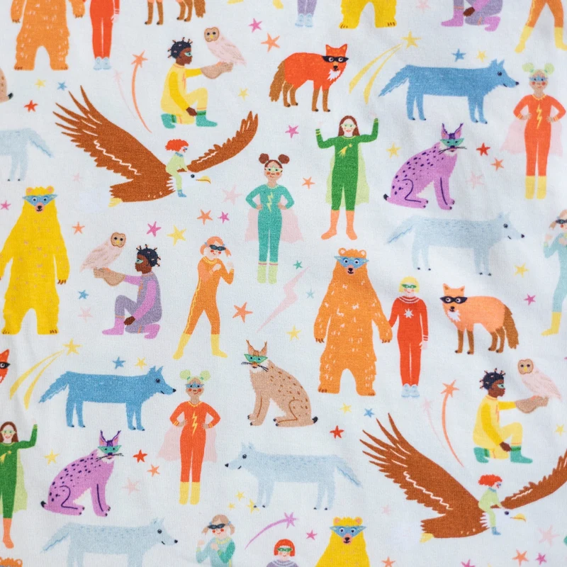 Superheldinnen Kleid grün