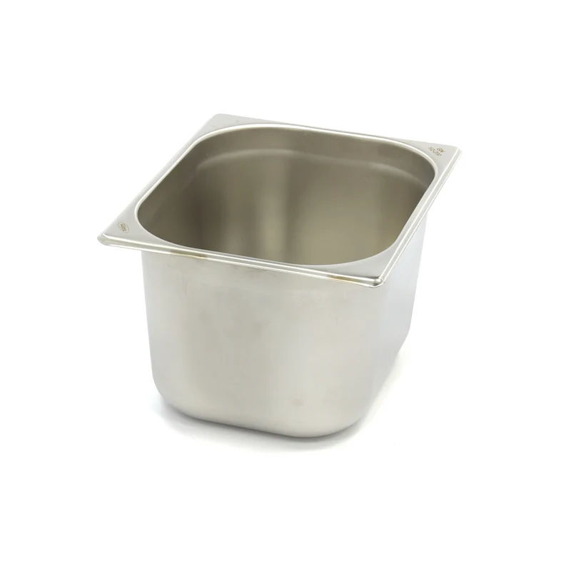 Bac gastronorm - 1/2 GN - profondeur 20 cm - acier inoxydable