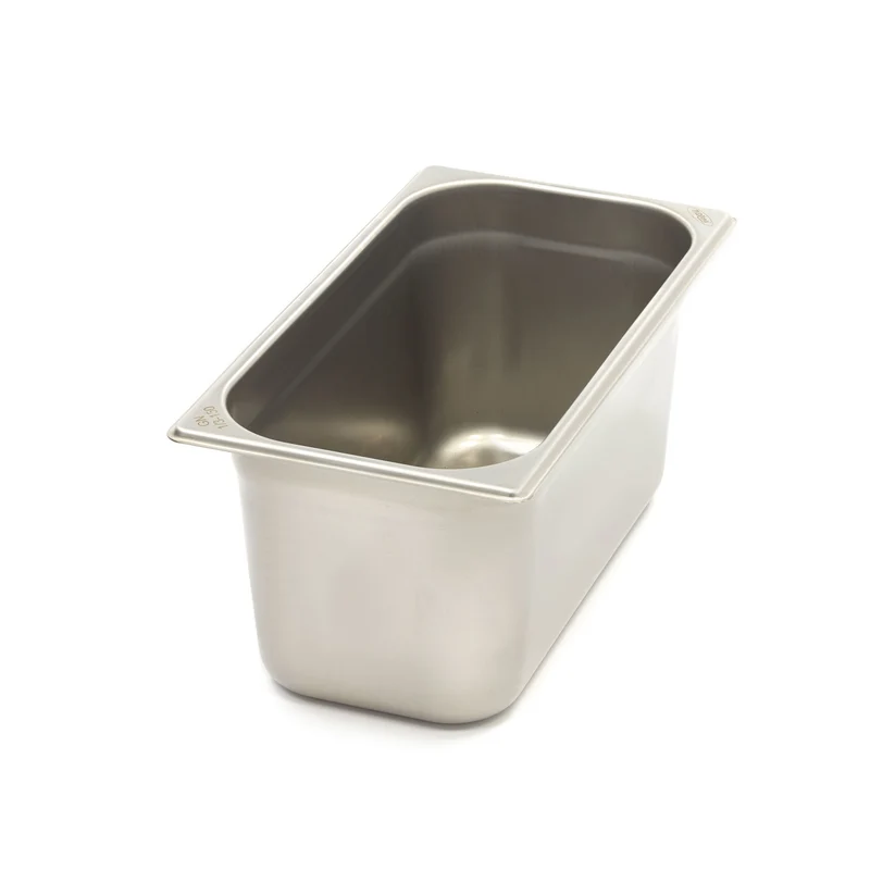 Bac gastronorm - 1/3 GN - profondeur 15 cm - acier inoxydable