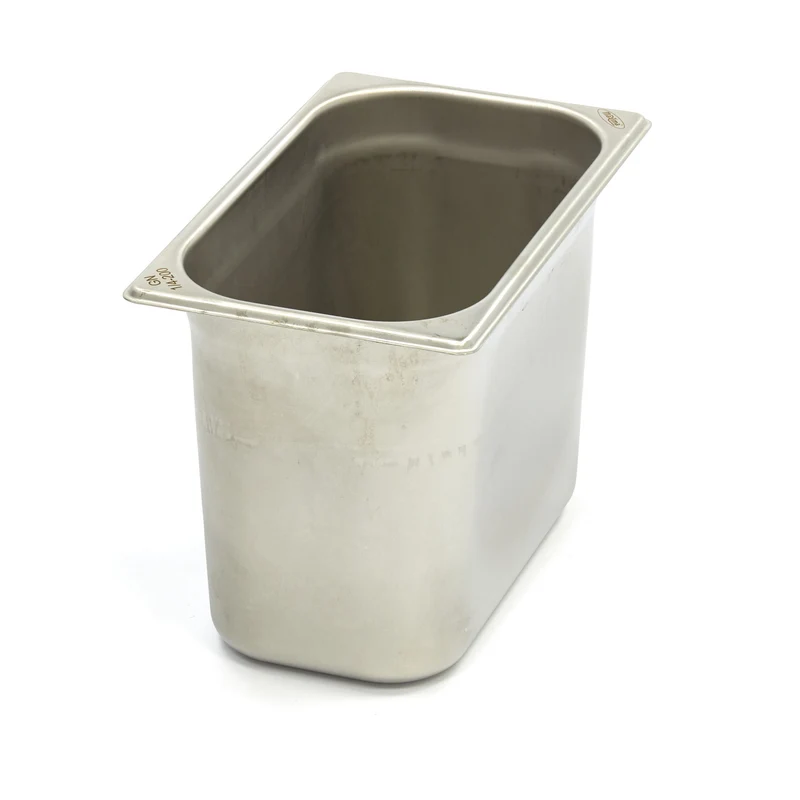 Bac gastronorm - 1/4 GN - profondeur 20 cm - acier inoxydable