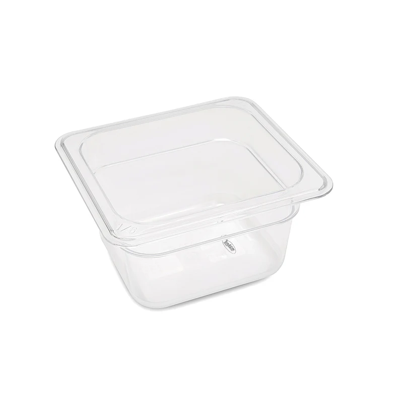 Bac gastronorm - 1/6 GN - profondeur 10 cm - polycarbonate
