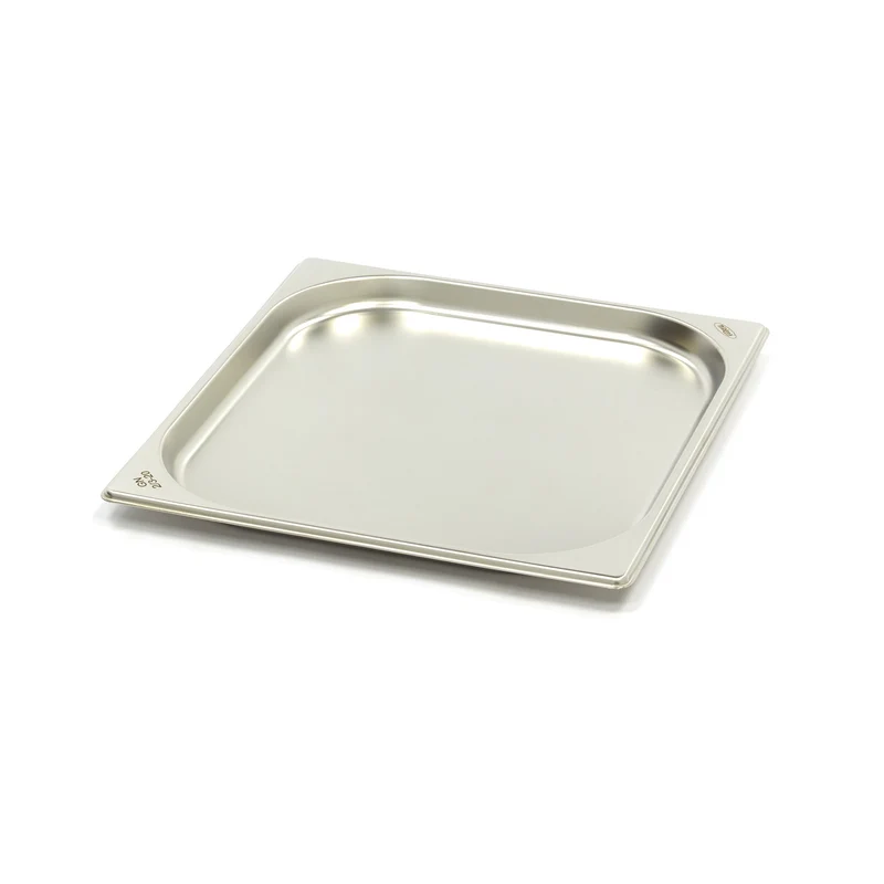 Bac gastronorm - 2/3 GN - profondeur 2 cm - acier inoxydable