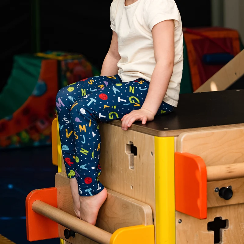 Leggings Smart, strong, fun blau