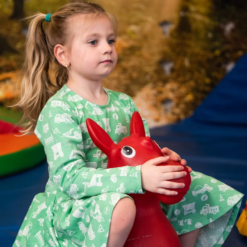 Kleid Lastwagen grün