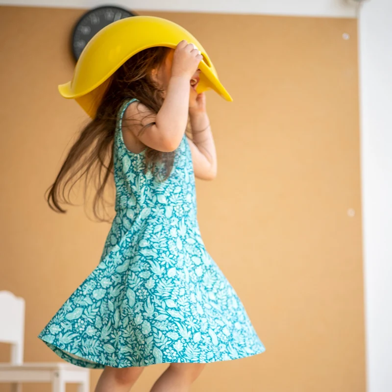Eidechsen Kleid türkis