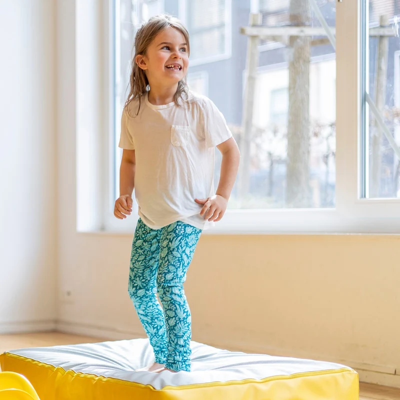 Eidechsen Leggings türkis