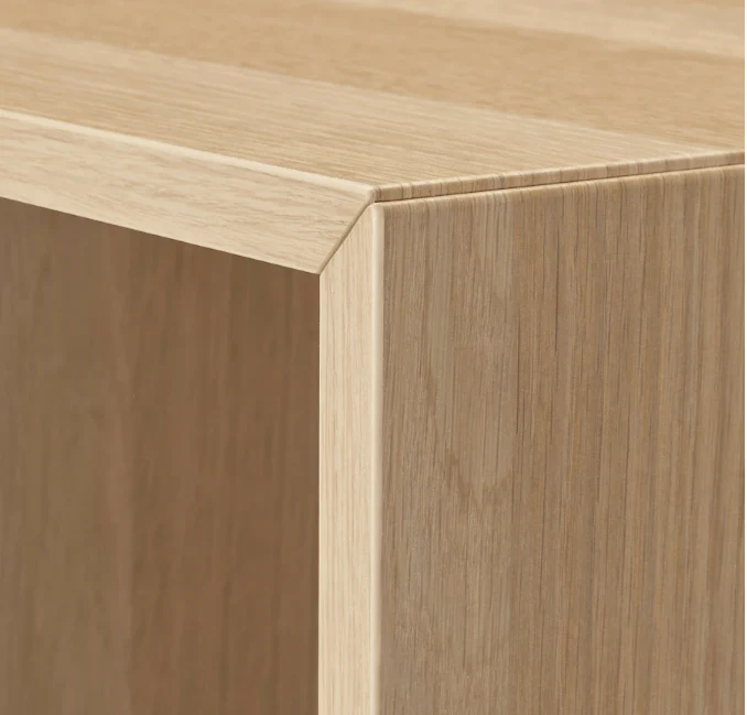 EKET Cabinet, white stained oak effect, 35x25x35 cm