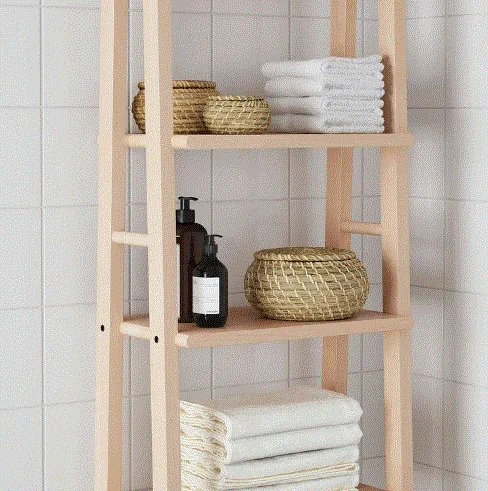VILTO Shelving unit, birch, 46x150 cm