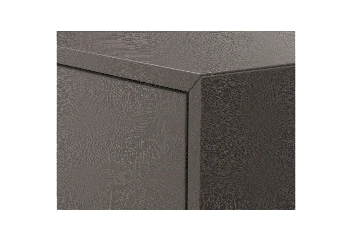 EKET cabinet with door dark grey, 35x35x35 cm