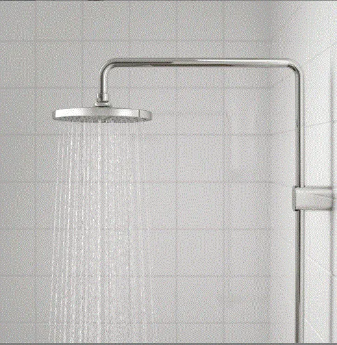 BROGRUND head/handshower kit with diverter