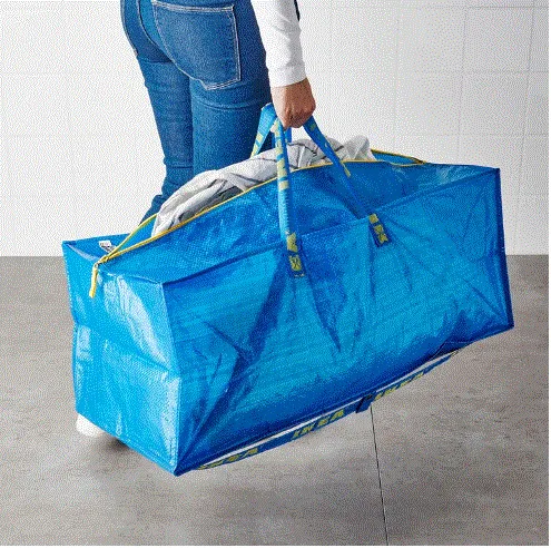 FRAKTA Trunk for trolley, blue, 73x35x30 cm 76 l
