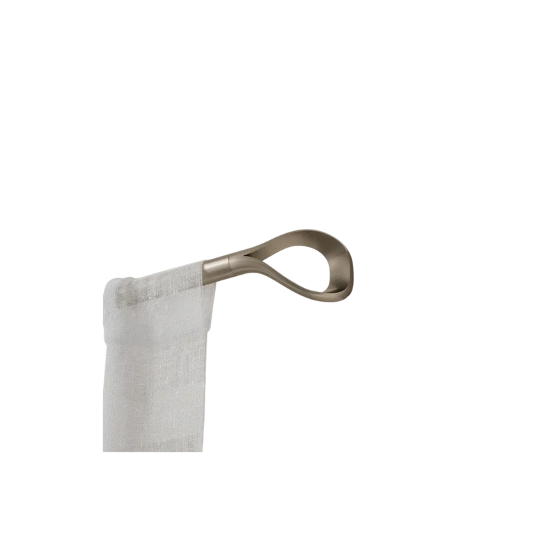 Vorhangstange Loop 107-306 cm, Nickel