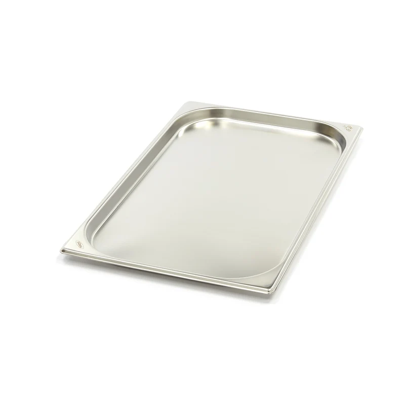 Bac gastronorm - 1/1 GN - profondeur 2 cm - acier inoxydable