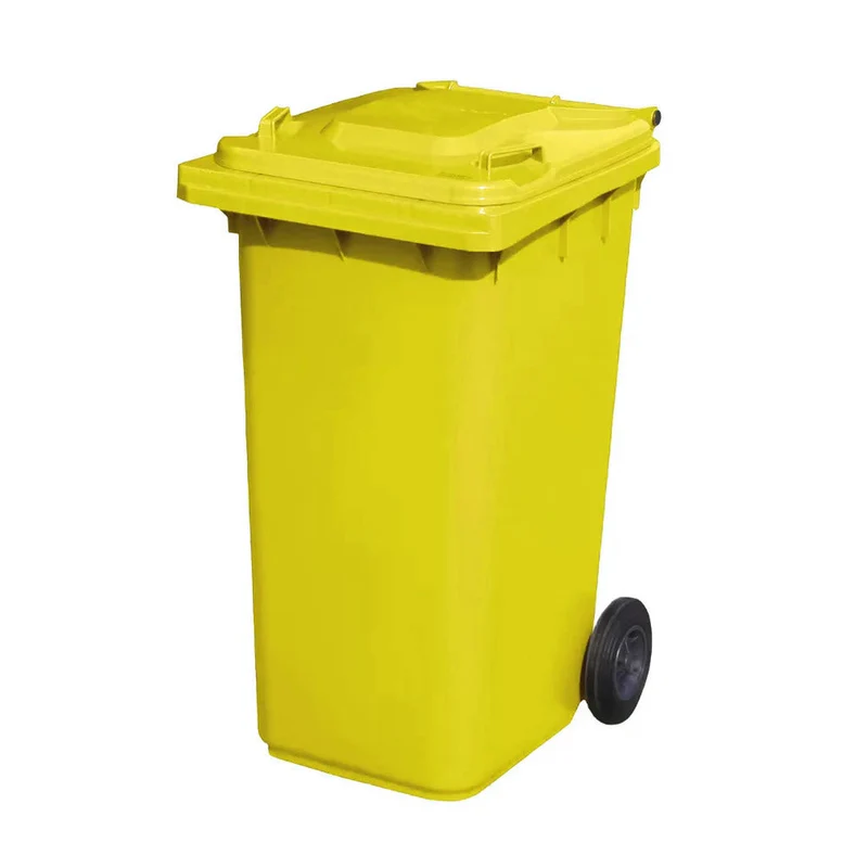 Bac roulant 240 L jaune