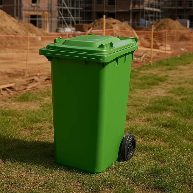 Bac roulant 240 L vert