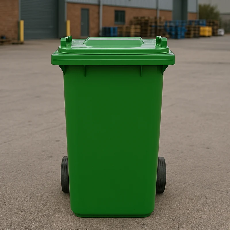 Bac roulant 240 L vert