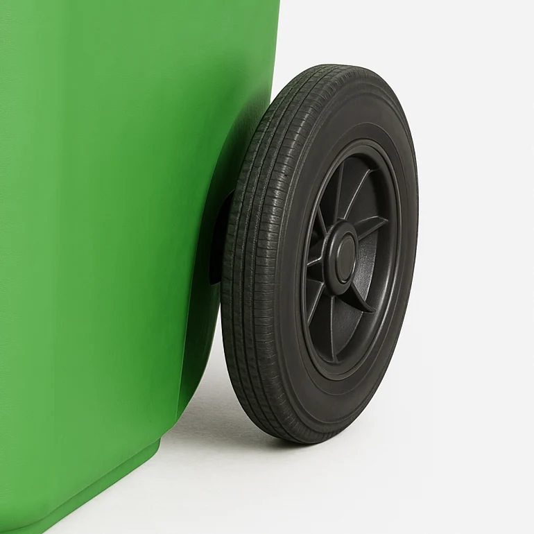 Bac roulant 240 L vert