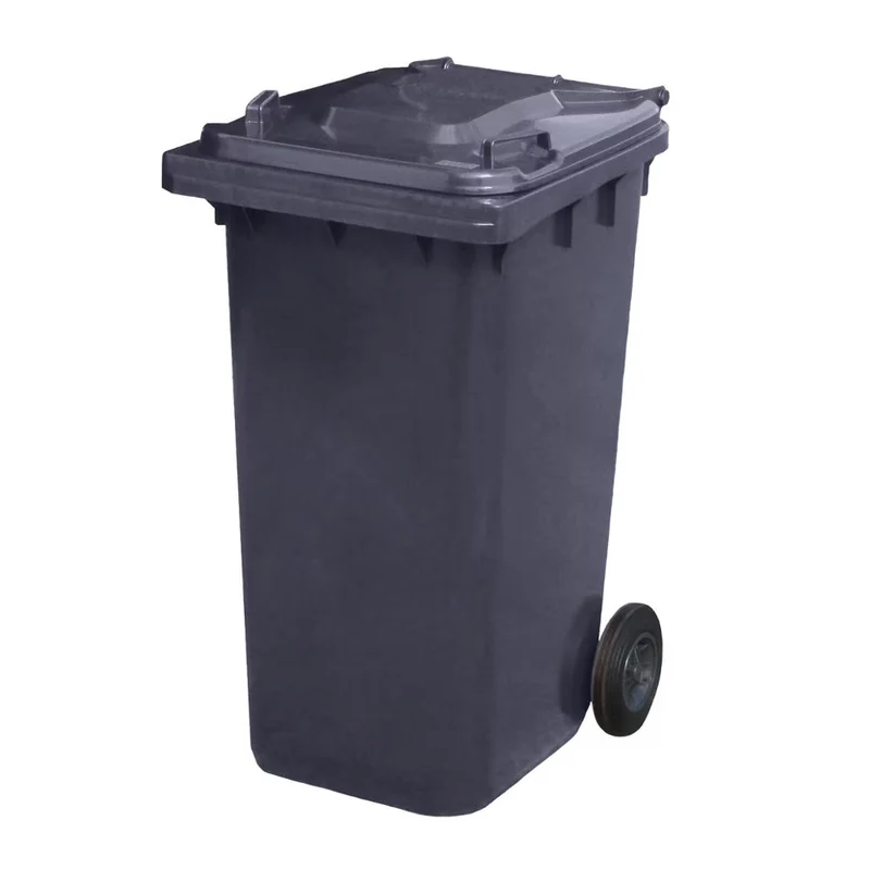 Bac roulant 240 L noir