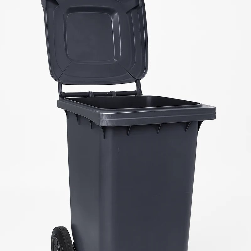 Bac roulant 240 L noir