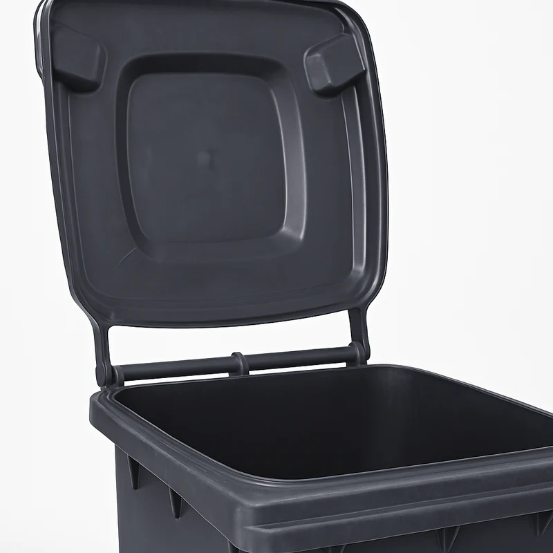 Bac roulant 240 L noir